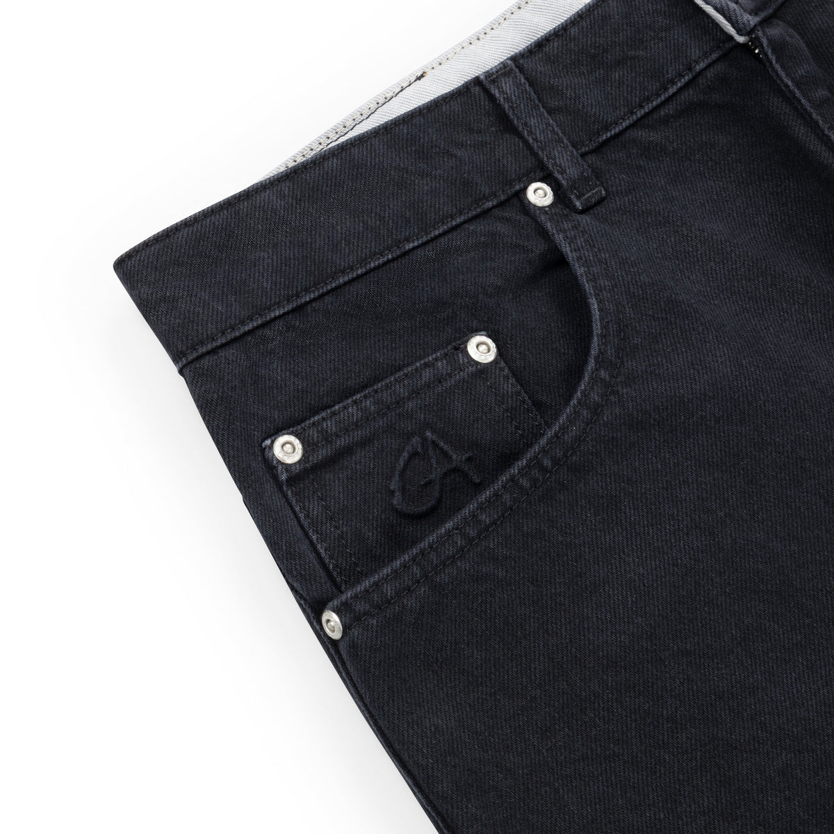 GA SIGNATURE DENIM JEANS - BLACK