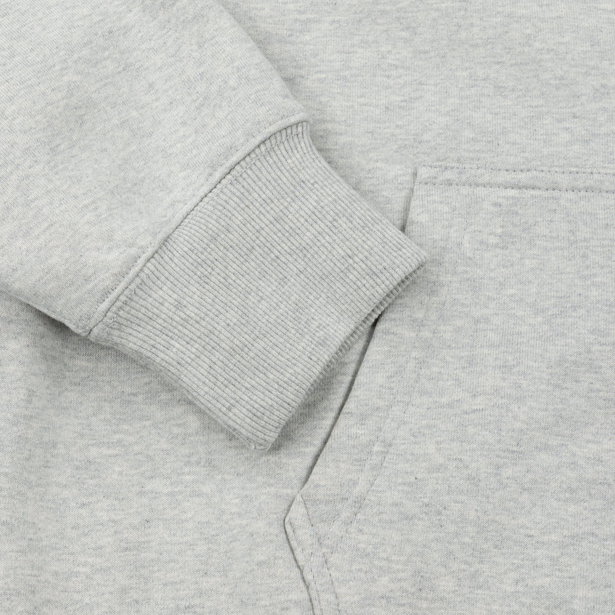 GA SIGNATURE ZIP-UP HOODIE - GREY
