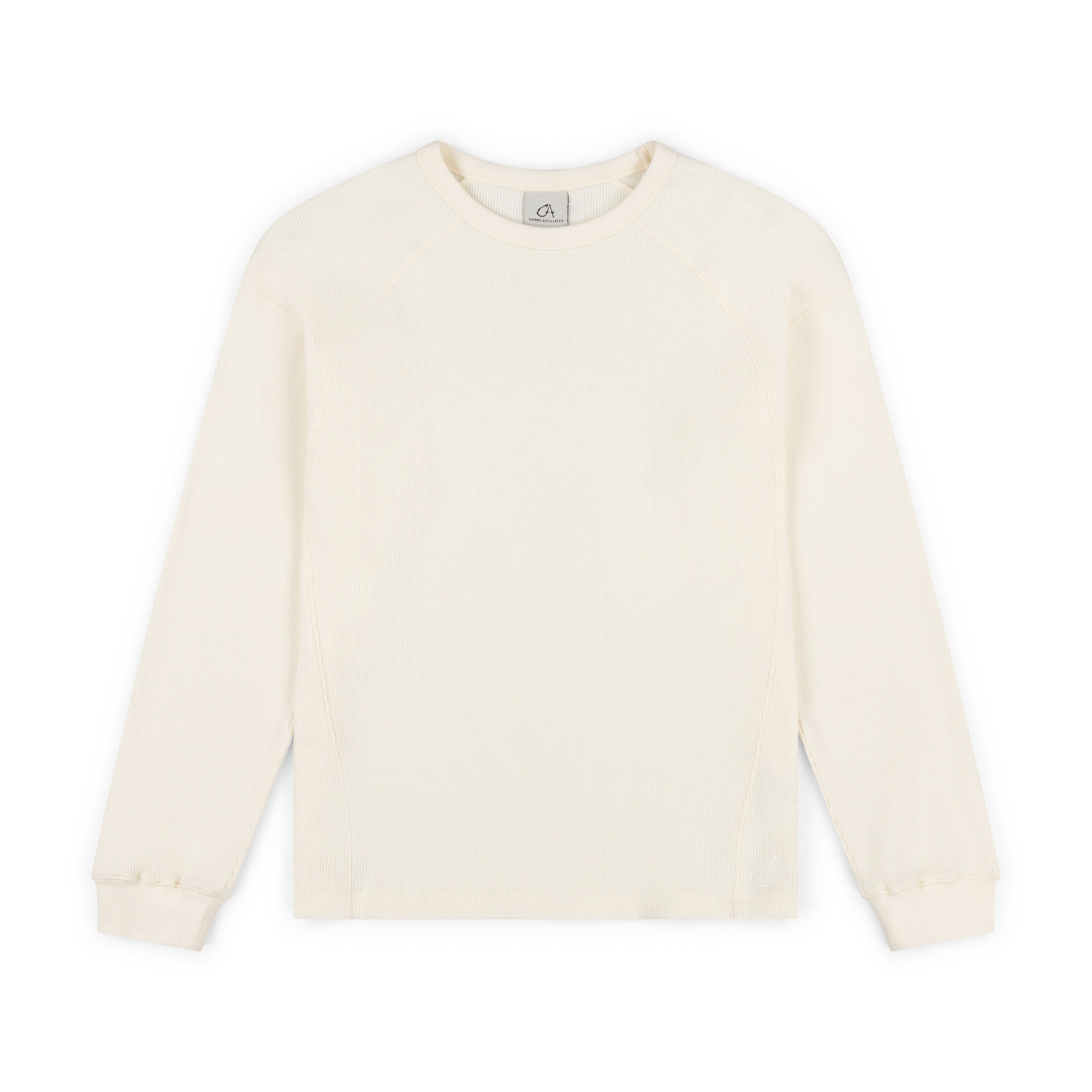 WAFFLE LONG-SLEEVE - CREAM