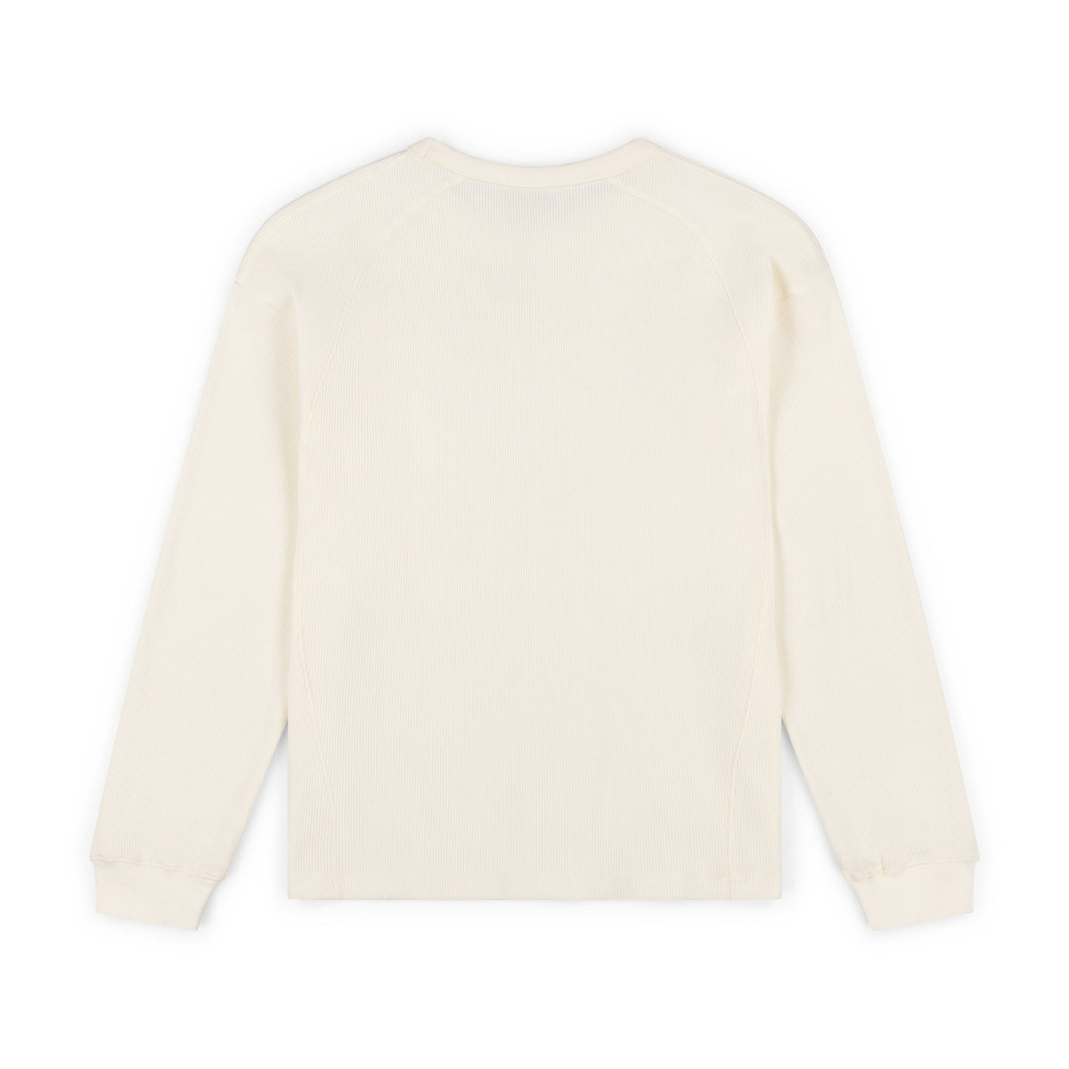 WAFFLE LONG-SLEEVE - CREAM