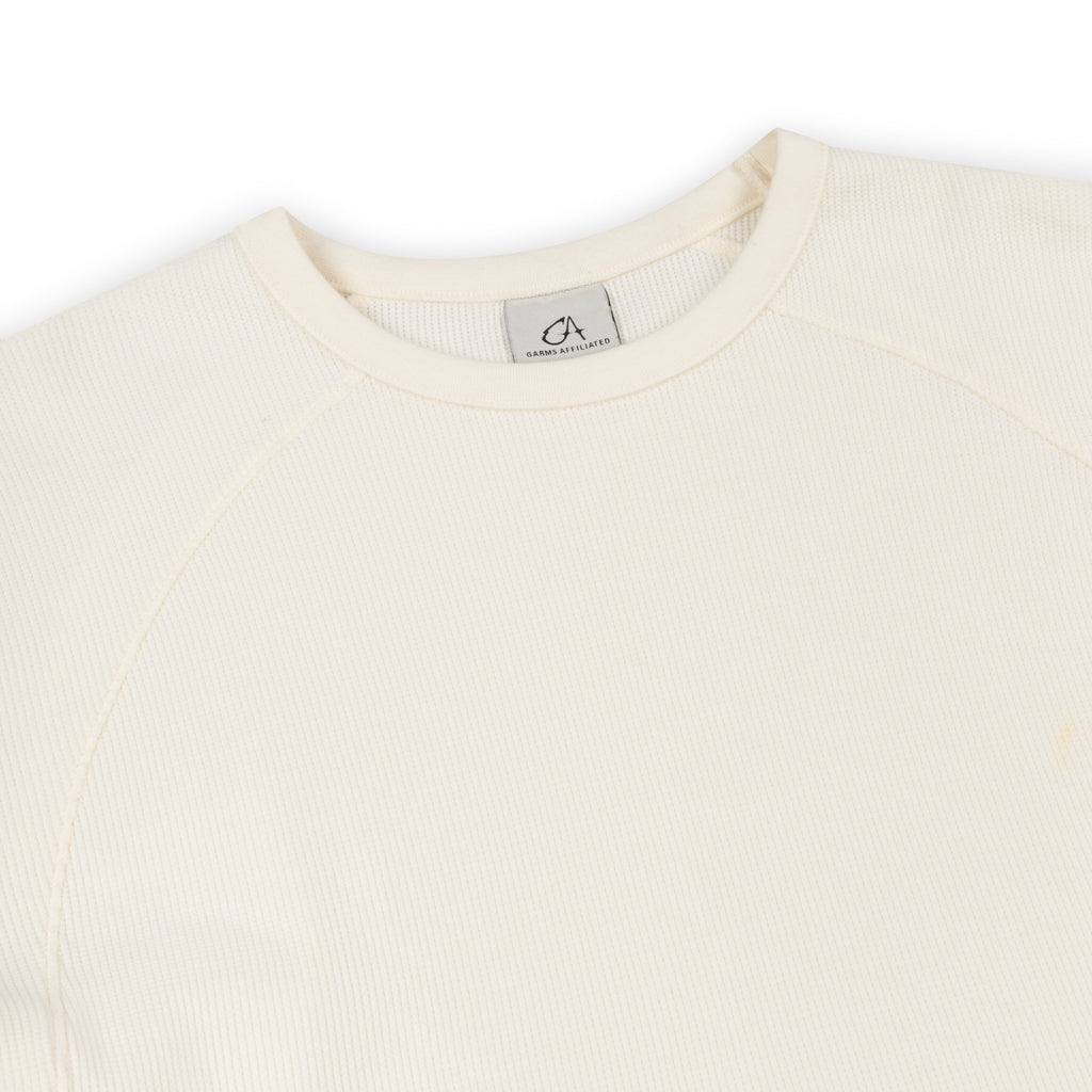 WAFFLE LONG-SLEEVE - CREAM