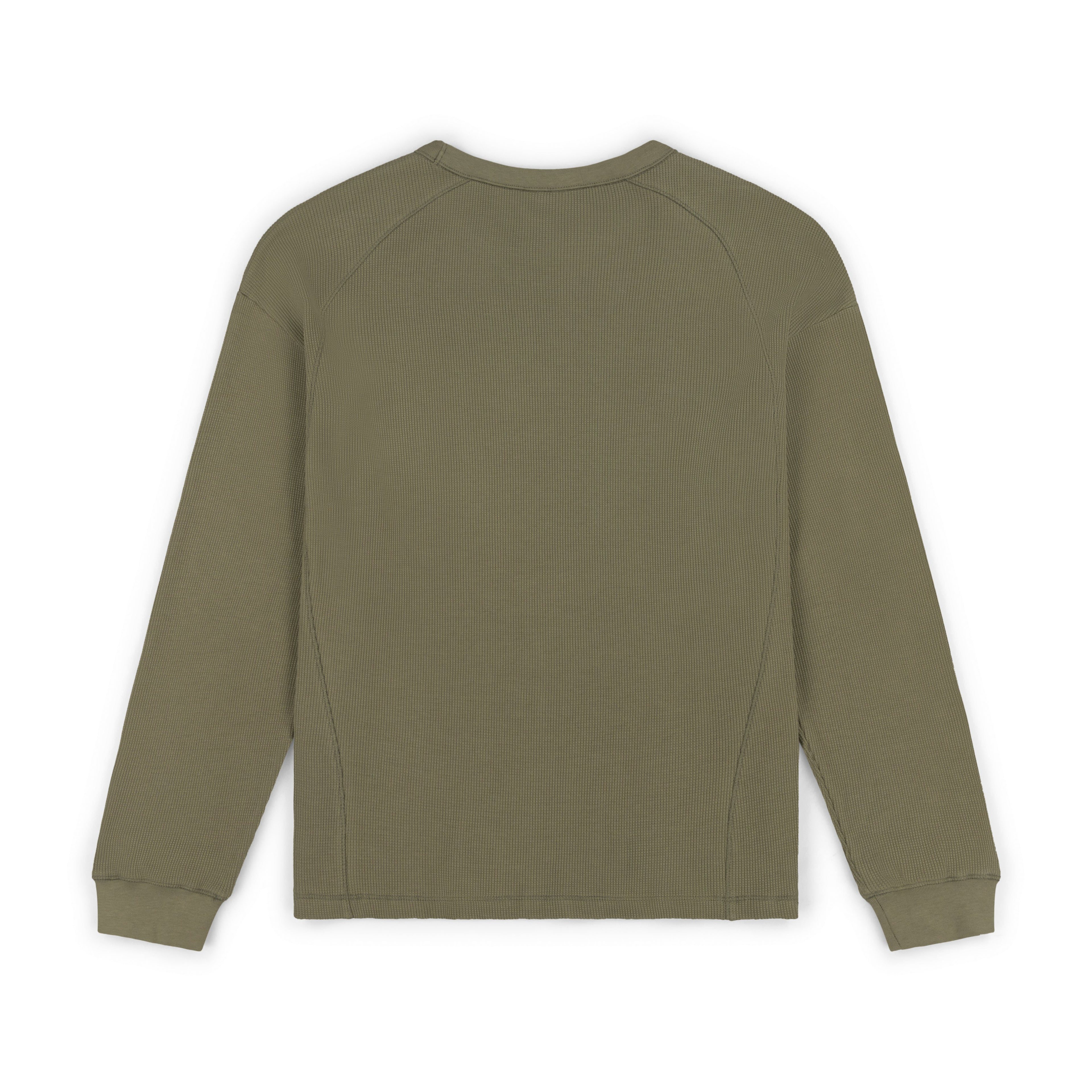 GA WAFFLE LONG-SLEEVE - SAGE GREEN