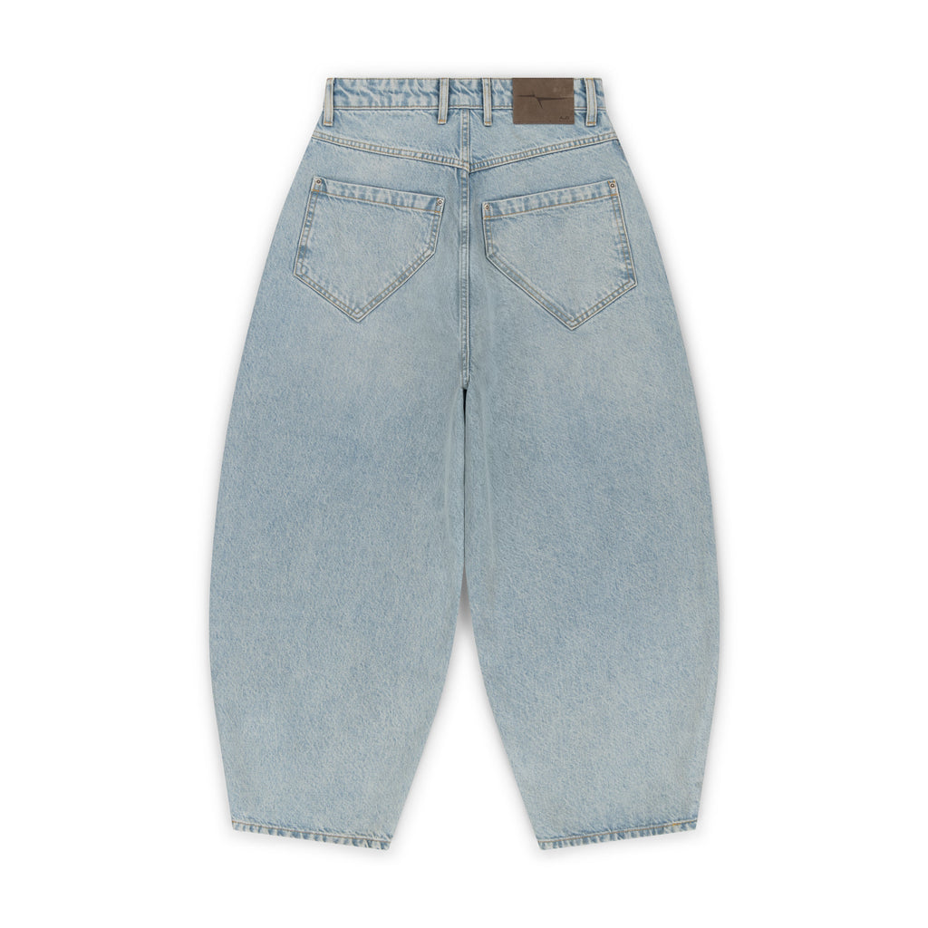 BAGGY DENIM JEANS - SUN BLEACHED BLUE