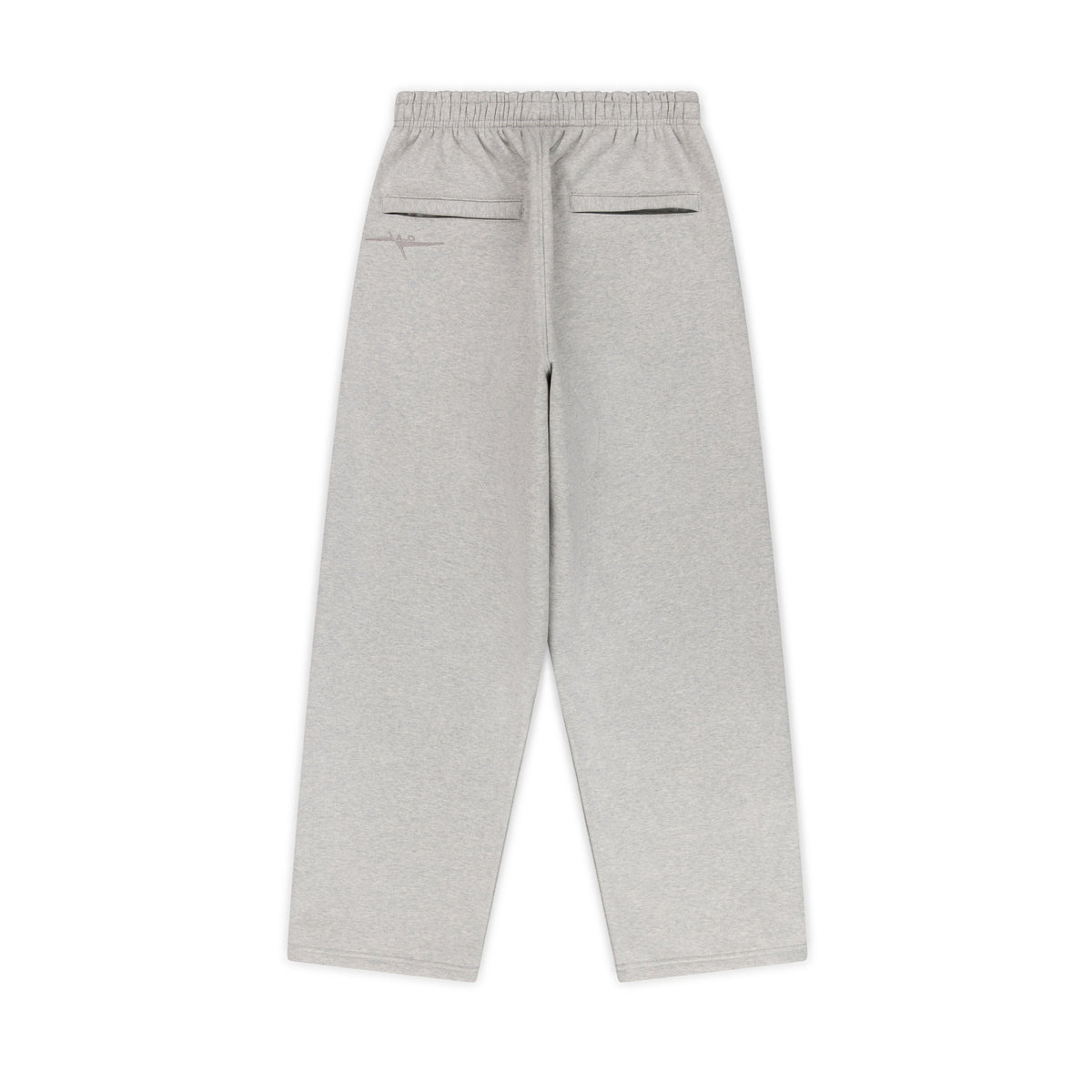 SIGNATURE UNCUFFED JOGGERS -  GREY