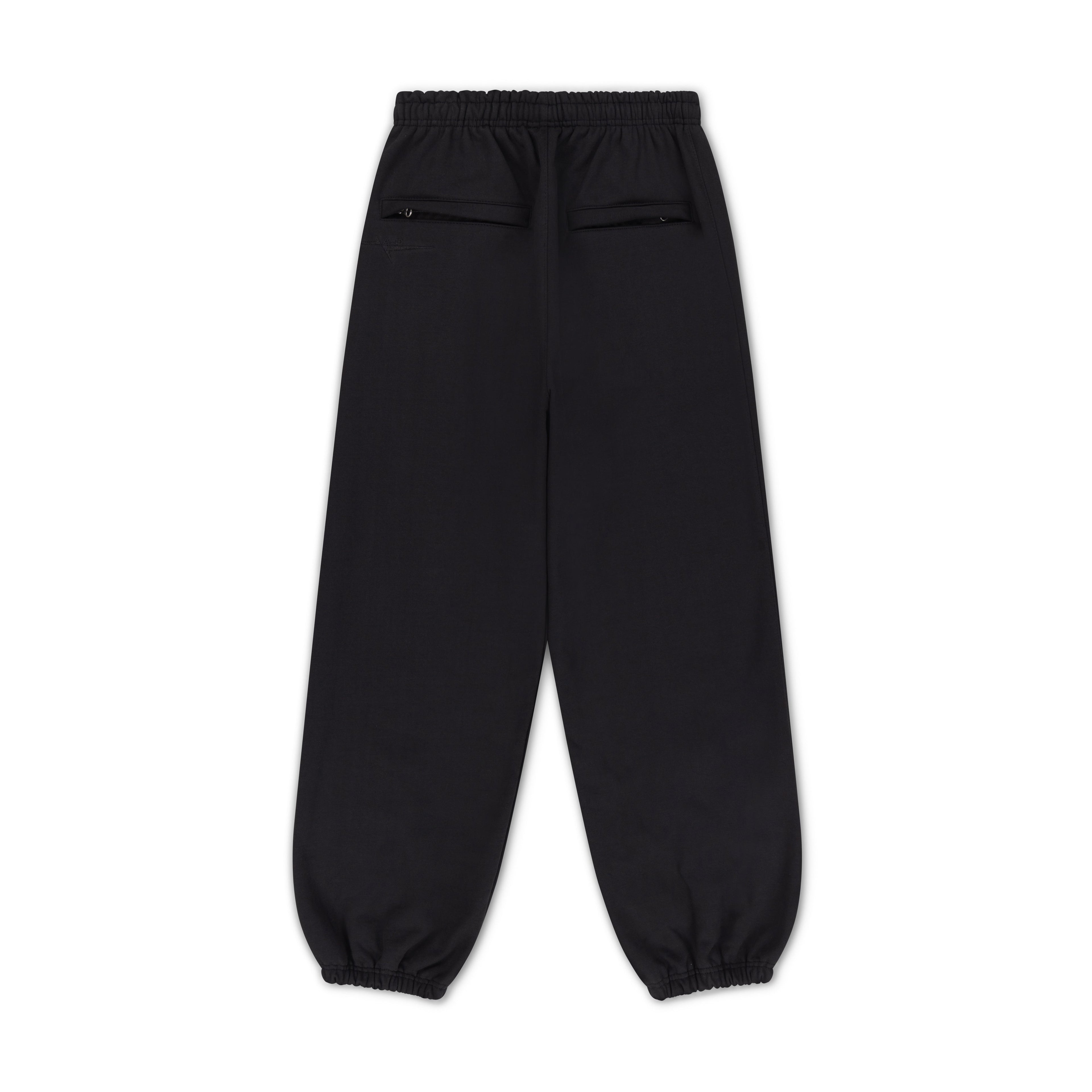 SIGNATURE CUFFED JOGGERS - BLACK