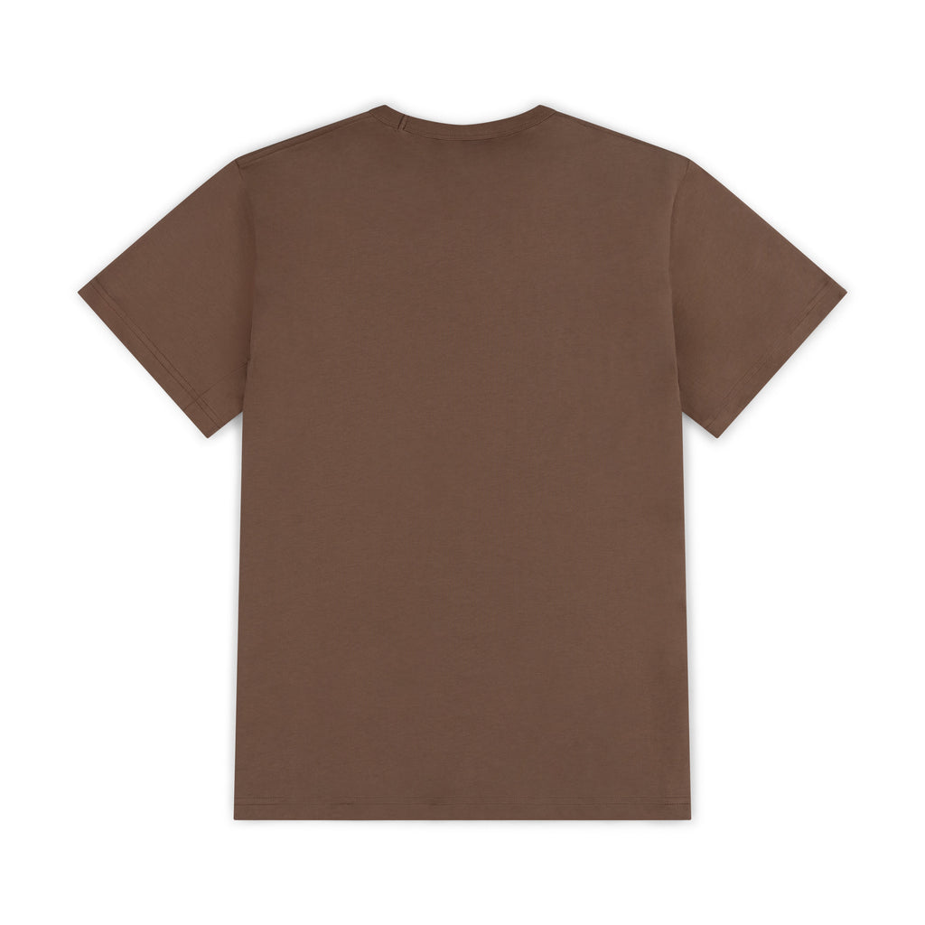 SIGNATURE SHORT SLEEVE T-SHIRT - BROWN