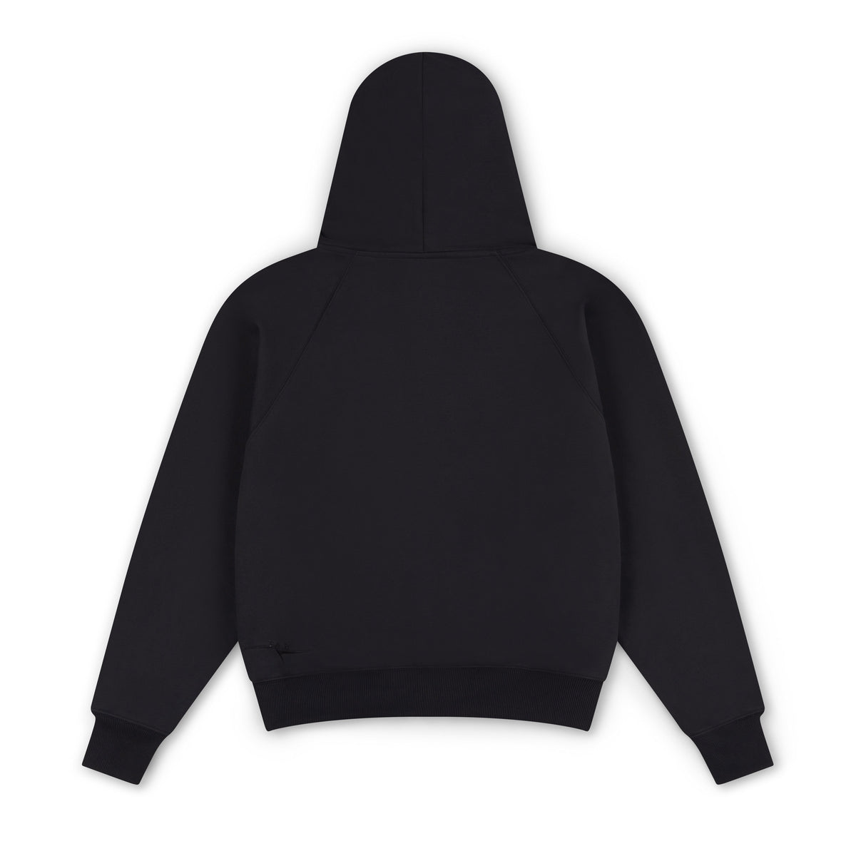 SIGNATURE ZIP-UP HOODIE - BLACK