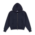 SIGNATURE ZIP-UP HOODIE - NAVY