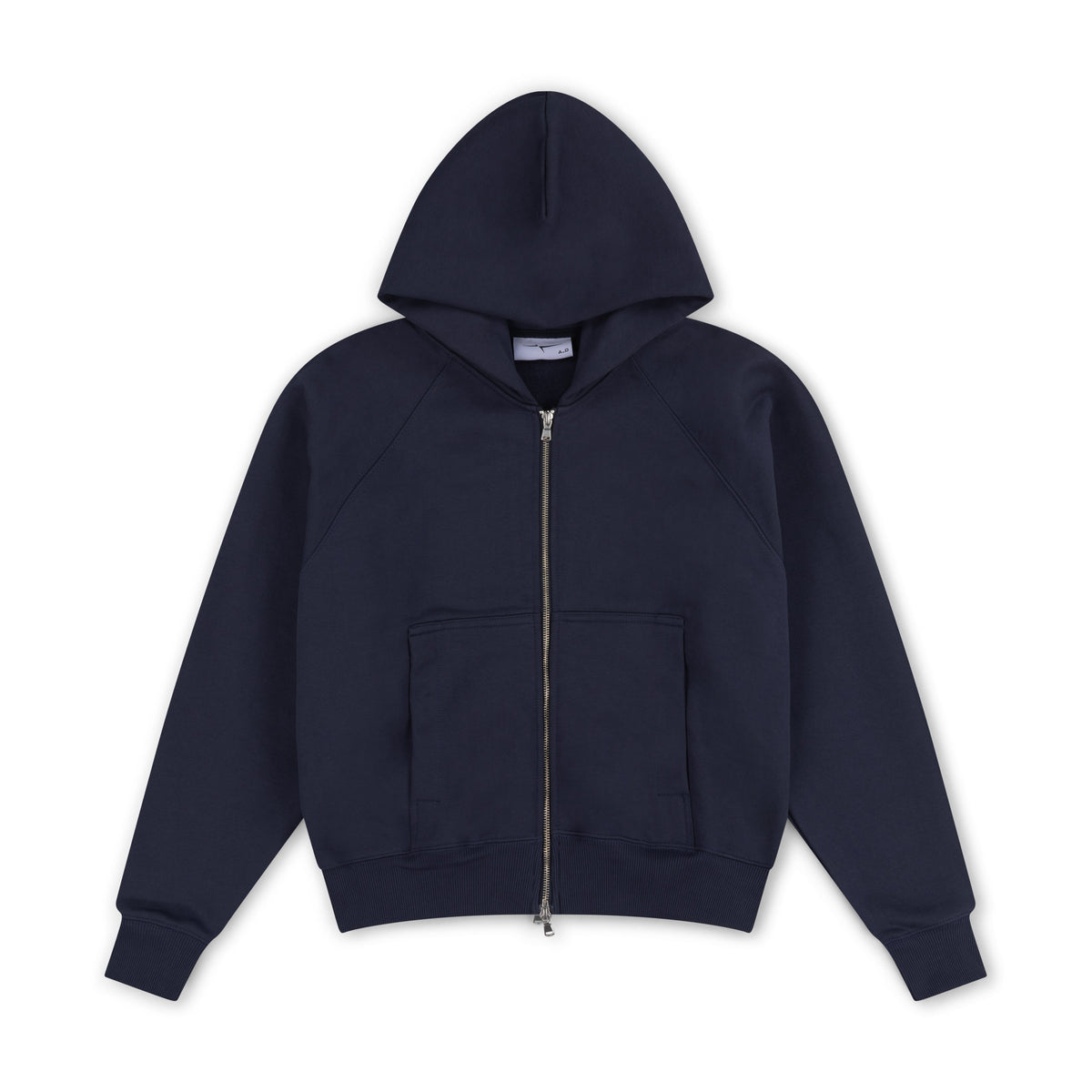 SIGNATURE ZIP-UP HOODIE - NAVY