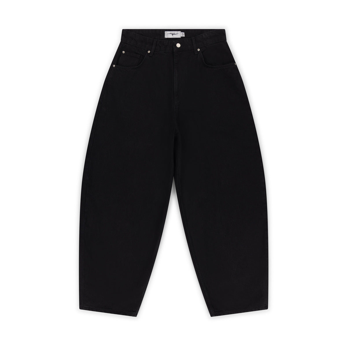 BAGGY DENIM JEANS - TRUE BLACK