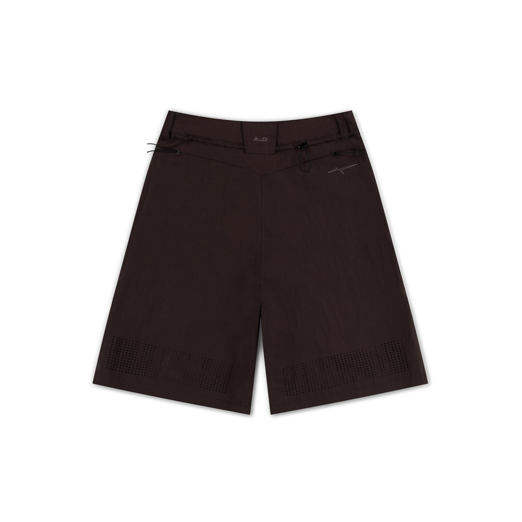 VENTILATED SHORTS - MAHOGANY
