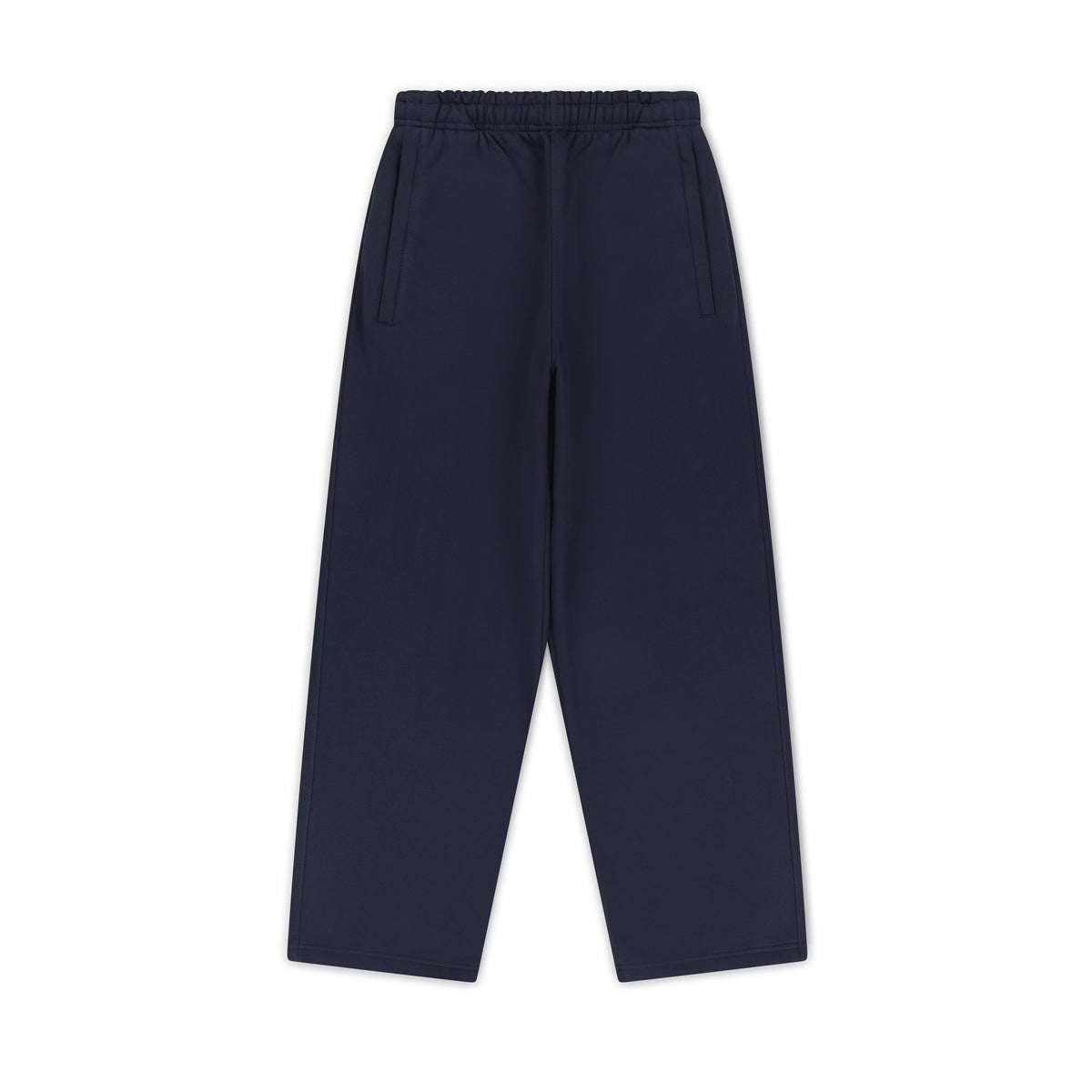 SIGNATURE UNCUFFED JOGGERS - NAVY