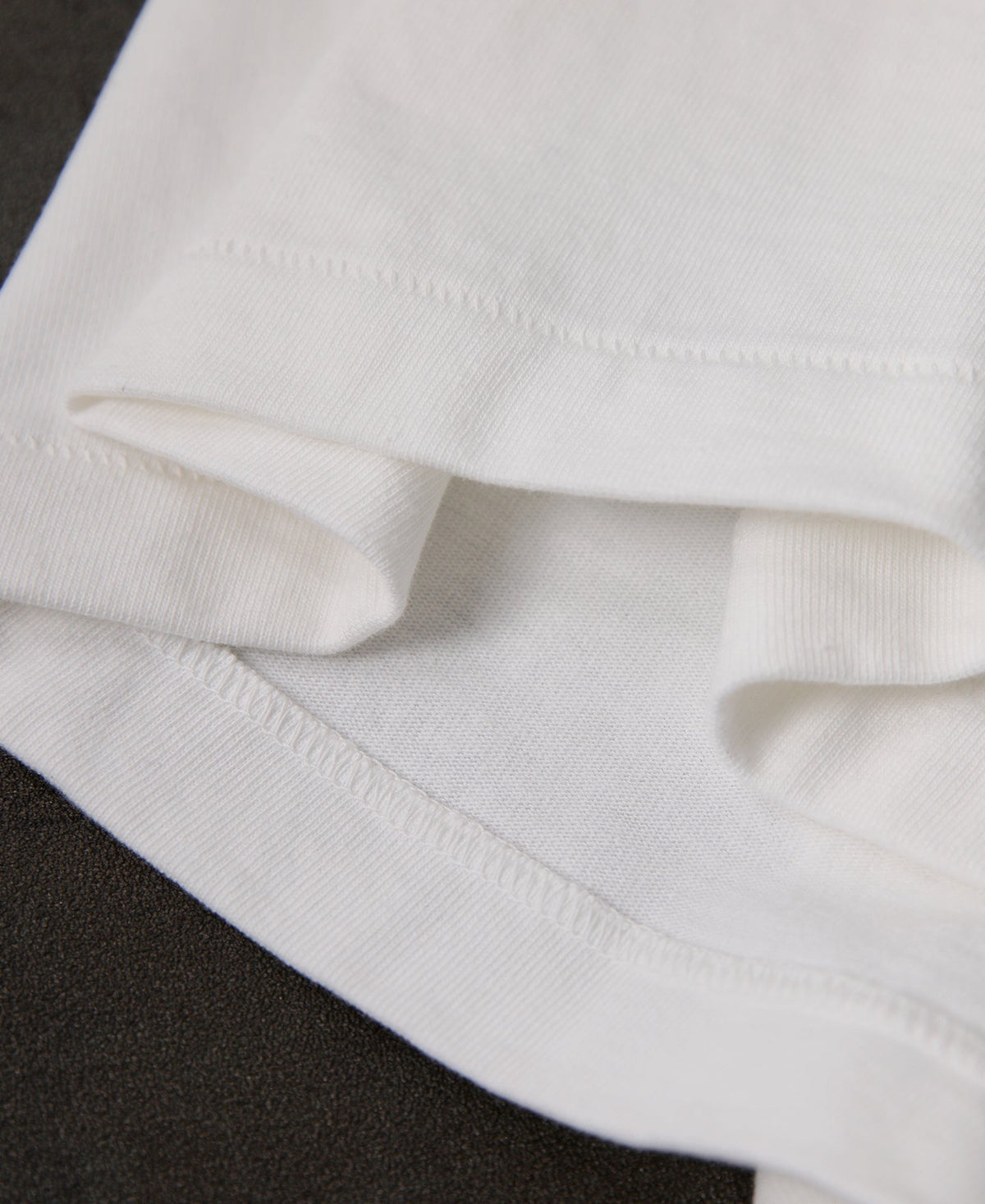 Loopwheel Long Sleeve Cotton T-Shirt