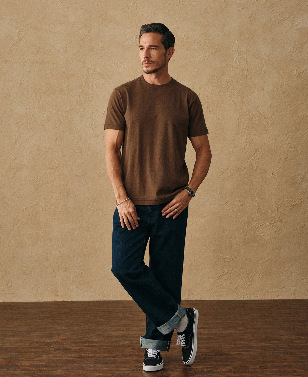 Regular Fit Heavyweight Tubular Jersey T-Shirt
