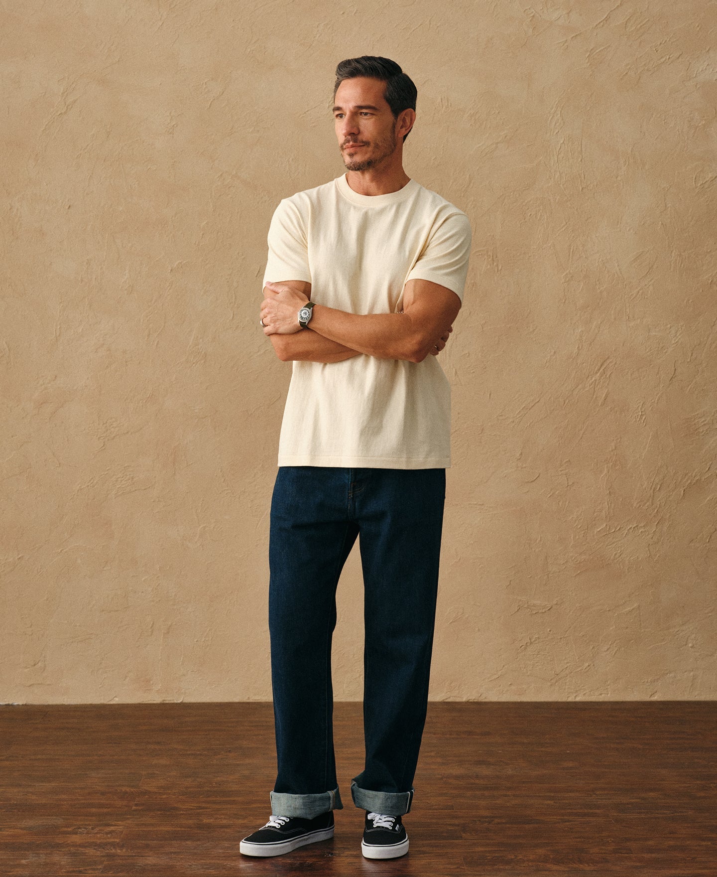 Regular Fit Heavyweight Tubular Jersey T-Shirt
