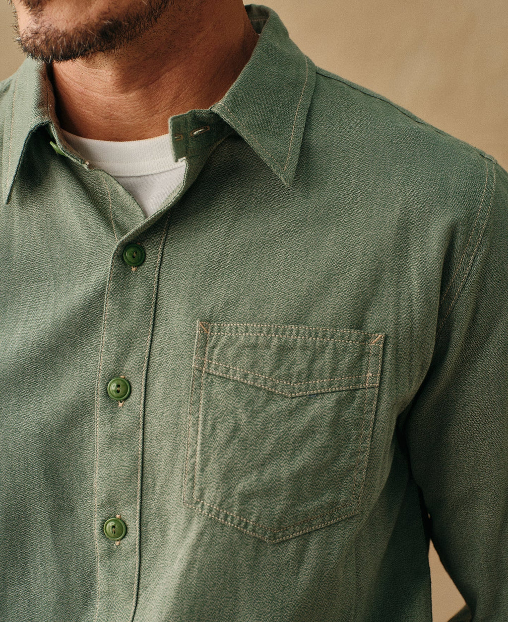Vintage Cotton Jaspé Workshirt