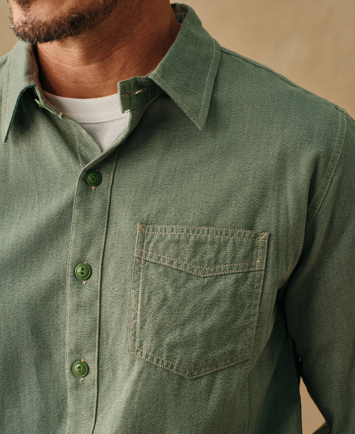 Vintage Cotton Jaspé Workshirt