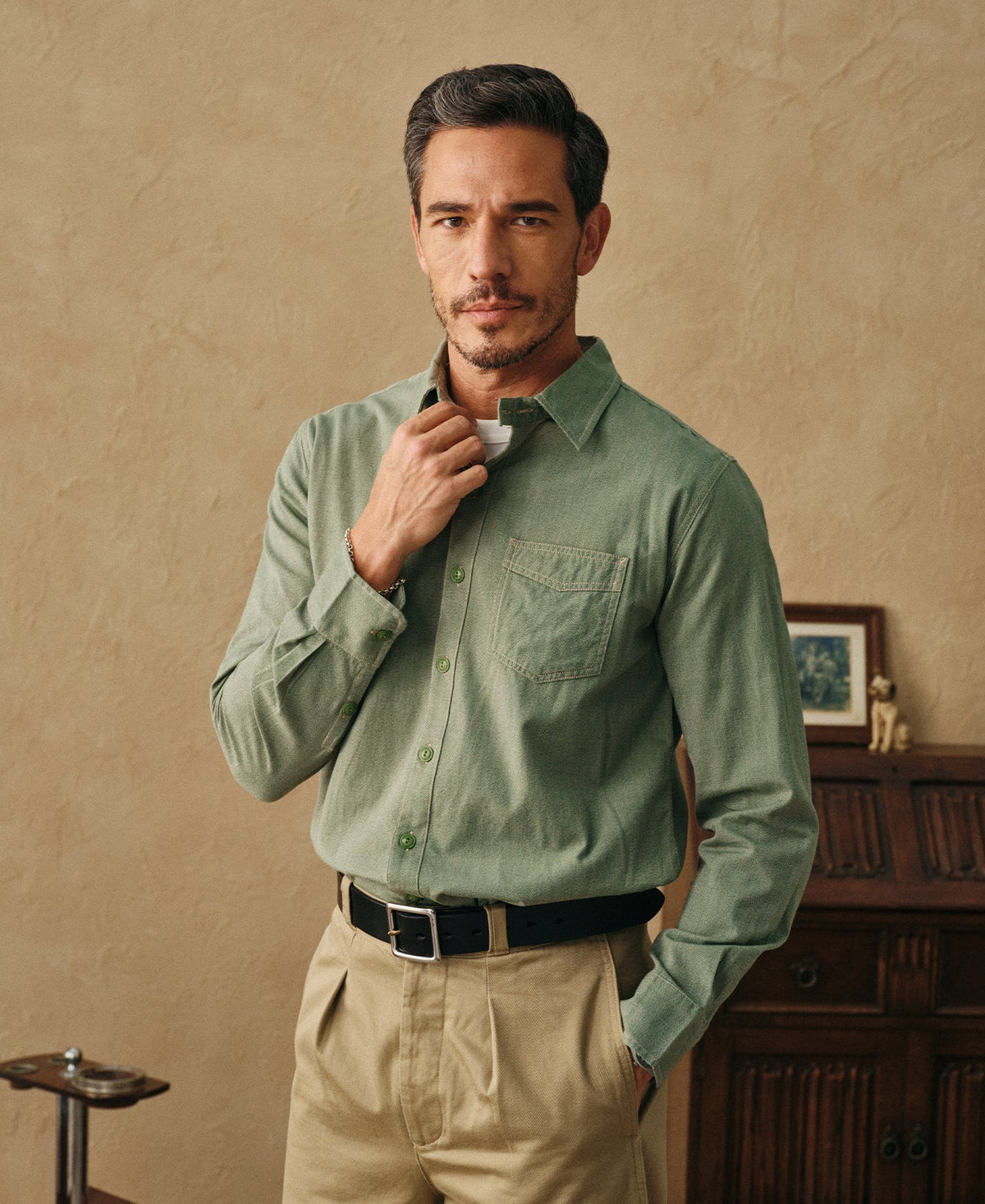 Vintage Cotton Jaspé Workshirt