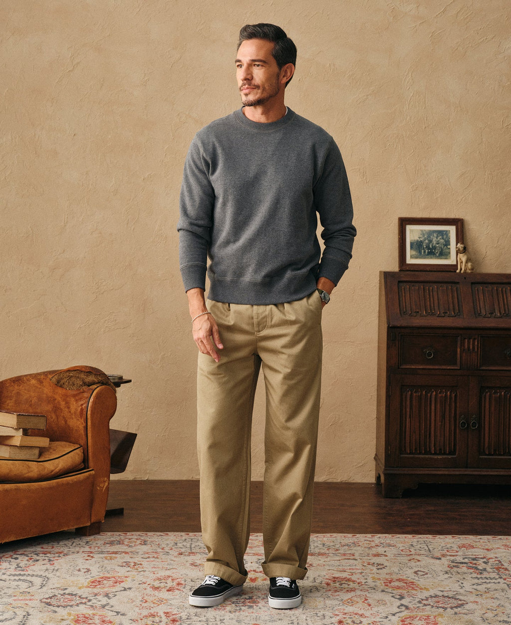 Loopwheel Tubular French Terry Sweatshirt